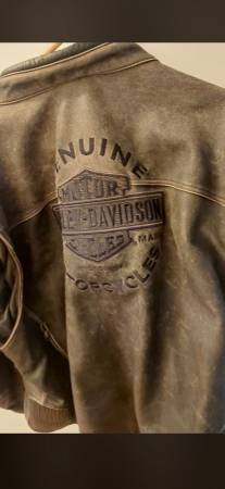 Brown Harley Davidson Leather Jacket 1