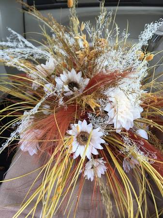 Faux Flower Table Centerpiece Arrangement 1