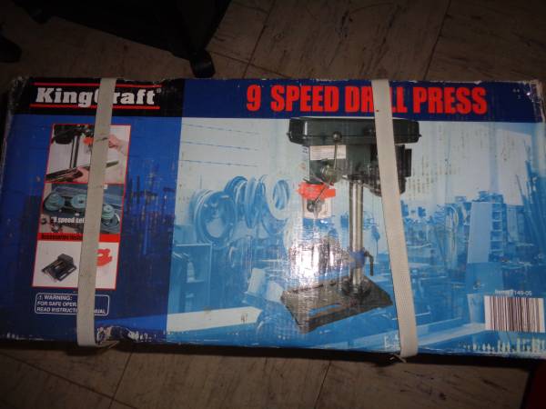 Brand New 9" Speed Drill Press> Unopened Box>120 v >Ready To Go 1