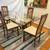 Modern Wood & Glass Dining Table and Chairs Set 1 thumbnail