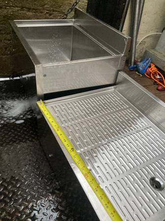 stainless steel bar drainboard 1