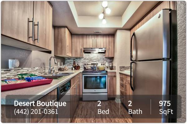 $2,386 / 2br - 975ft2 - Comunidad para mascotas en Palm Springs. 2 habitaciones / 2 baños. ¡Llama para una visita! (Palm Springs - Cerca de The Plaza At Sunrise)63668337360769121