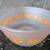 ANCHOR HOCKING  Frosted Orange Polka Dot 1.5QT.  Mixing Bowl 2 thumbnail