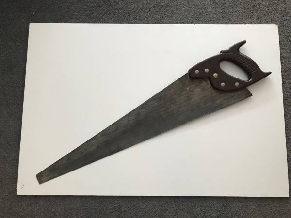 Vintage Hand Saw with Bakelite Handle 1
