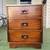Mid Century Campaign Style Bedside Stand 2 thumbnail
