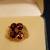 Vintage Natural Oval Rhodolite Garnet 14K Gold Ring 7 thumbnail
