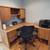 Solid Oak L-Shaped Desk & Matching Filing Cabinet 1 thumbnail