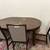 435$ Oval Extendable Dining Table with 4 Chairs 2 thumbnail