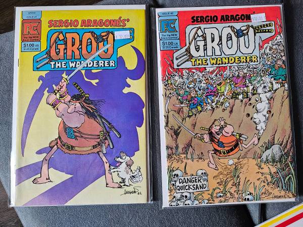 GROO COMIC BOOKS #1 & #2 1
