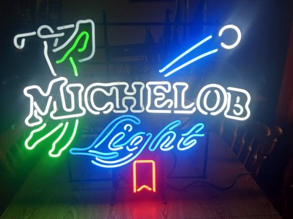 Michelob Light Golf Beer Neon Sign 1