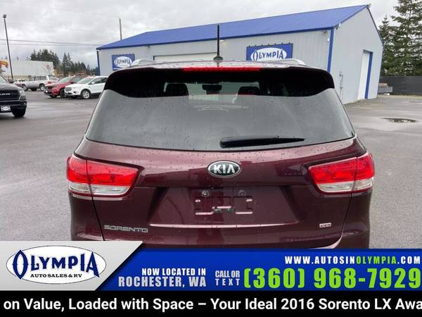 2016 Kia Sorento LX - $11,947 (Rochester, WA)63654706831233122