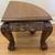 Vintage Chinese Carved Teak Wood Oval Coffee Table w/ 6 Nesting Stools 24 thumbnail
