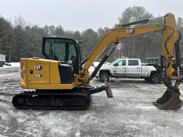Cat 306 Next Gen excavator- cab, angle blade, new thumb,coupler 1