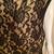BLACK FRINGE & LACE DRESS Size XL 5 thumbnail