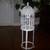 Reduced Antique Round Wrought Iron Birdcage with Stand 1 thumbnail