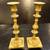 Vintage Pair of Petite 7 ¾” Brass Candlesticks 6 thumbnail