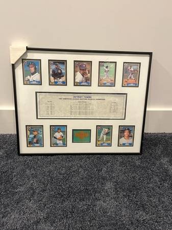 Detroit Tigers 1987 American League Eastern Division Champions Picture 1