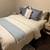 Kawamoto Queen Metal Platform Bed w/ Biltmore Reserve Restonic Mattress 1 thumbnail