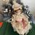 Vintage doll in white Christmas sleigh table decoration 1 thumbnail