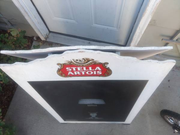 Stella Artois retail Sidewalk folding sign 1