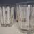 Mid-Century Modern White + Gold Pattern Bar Rocks Glasses Tumblers 2 thumbnail