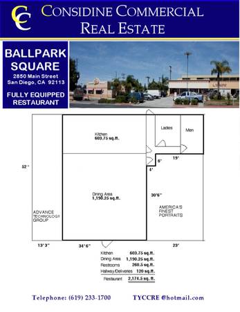 $3,200 / 1209ft2 - LOCATION, BUSY, LOCATION - BallPark Square (SD NAV BASE /Harborside Trolley / NASSCO)64169492402818124