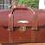 Vintage Scott Saddle Co. Leather and Brass Pilot Bag/Brief Case 1 thumbnail