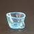 Fostoria Seascape Blue Opalescent Cream, Sugar, & Tray 5 thumbnail