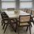 Travertine Live Edge Dinning Table & 8 Moe Takashi Chairs 1 thumbnail