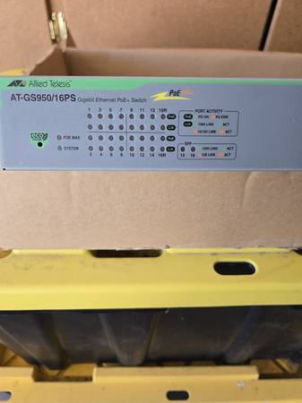 Allied Telesis AT-GS950-16PS0 PoE 1
