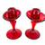 antique Cambridge Sonata Red Candlesticks 3 thumbnail