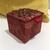 Floral Print Beaded Trinket Square Box 3 thumbnail