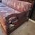 UPHOLSTERED SOFA BED COUCH WOODEN FRAME ON WHEELS FULL SIZE BED 2 thumbnail