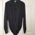 DKNY black silk collared long sleeve bodysuit shirt 1 thumbnail