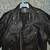 Vintage LG Leather Gold Black Jacket 80s Motorcycle Punk Rocker Rare S 2 thumbnail
