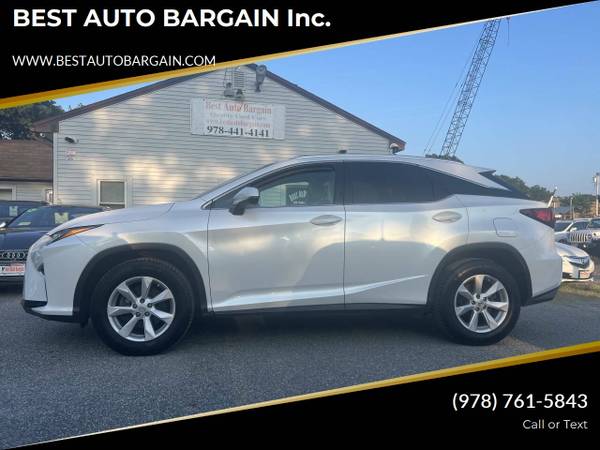 2017 LEXUS RX 350 AWD, un solo dueño, completamente equipado, navegación, cámara de reversa - $26,995 (Lowell MA 978-761-5843)63469900766081120