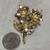 Vintage Gold Tone Metal Floral Spray Brooch

 2 thumbnail