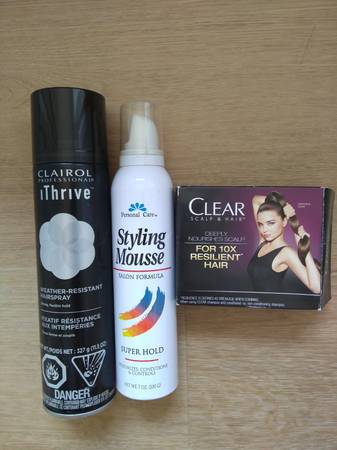 4 New Hair Care Products & Brush 1