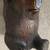 Hand Carved Solid Wood Bear Cub on Red Cedar 3 Leg Stool,12"x35"tall 1 thumbnail