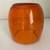 Crate & Barrel “Pop Hurricane” Art Glass Vase in Orange 10 thumbnail