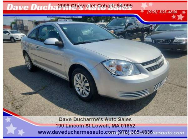 2009 Chevrolet Cobalt LT Coupe w/68k miles - $4,995 (Lowell, MA *www.daveducharmesauto.com)63472133021187120