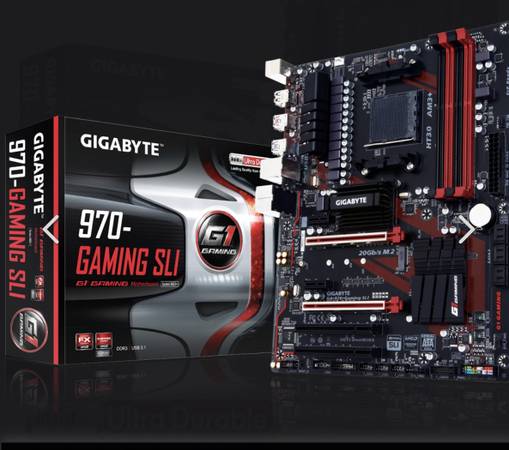Gigabyte 970-Gaming SLI Motherboard 1