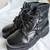 Mens Black Steel Toe Army Boots Size 9.5/10 CANADA USA Vibram 1 thumbnail