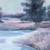 24" X 30" "Backyard Pond" watercolors 2 thumbnail