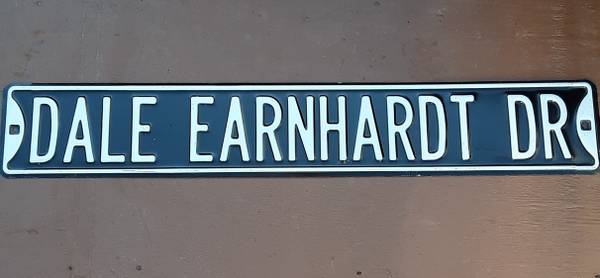 Dale Earnhardt Metal Street Sign 36" 1