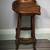 Beautiful Custom Wood Saddle Bar Stool 2 thumbnail