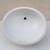 White Undermount Oval Bathroom Sink (19”x 16”x 8.5" H) with Overflow 2 thumbnail