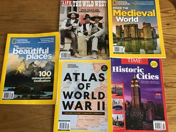 5 magazines 2025. Each $5 1