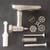 Stainless steel Kitchenaid meat grinder by Smokehouse Chef 3 thumbnail