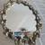 Vintage Metal Oval Frame Standing Mirror 1 thumbnail